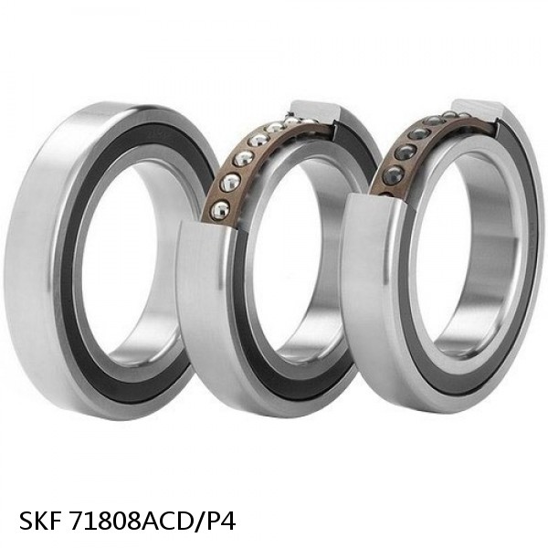 71808ACD/P4 SKF Super Precision,Super Precision Bearings,Super Precision Angular Contact,71800 Series,25 Degree Contact Angle